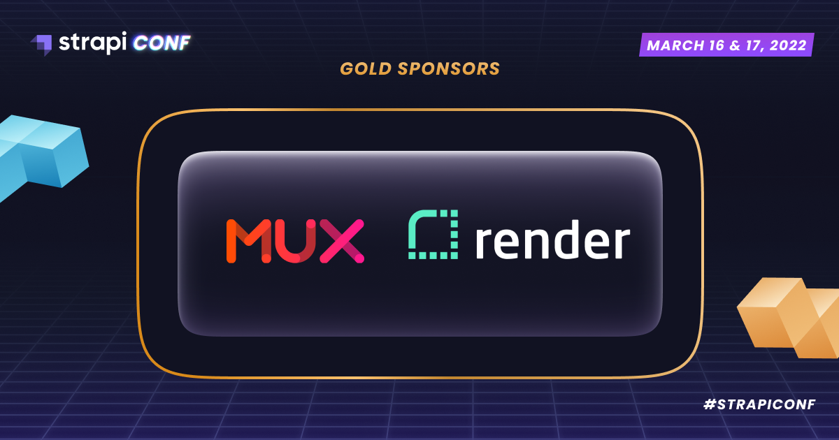 Facebook post. Gold sponsors