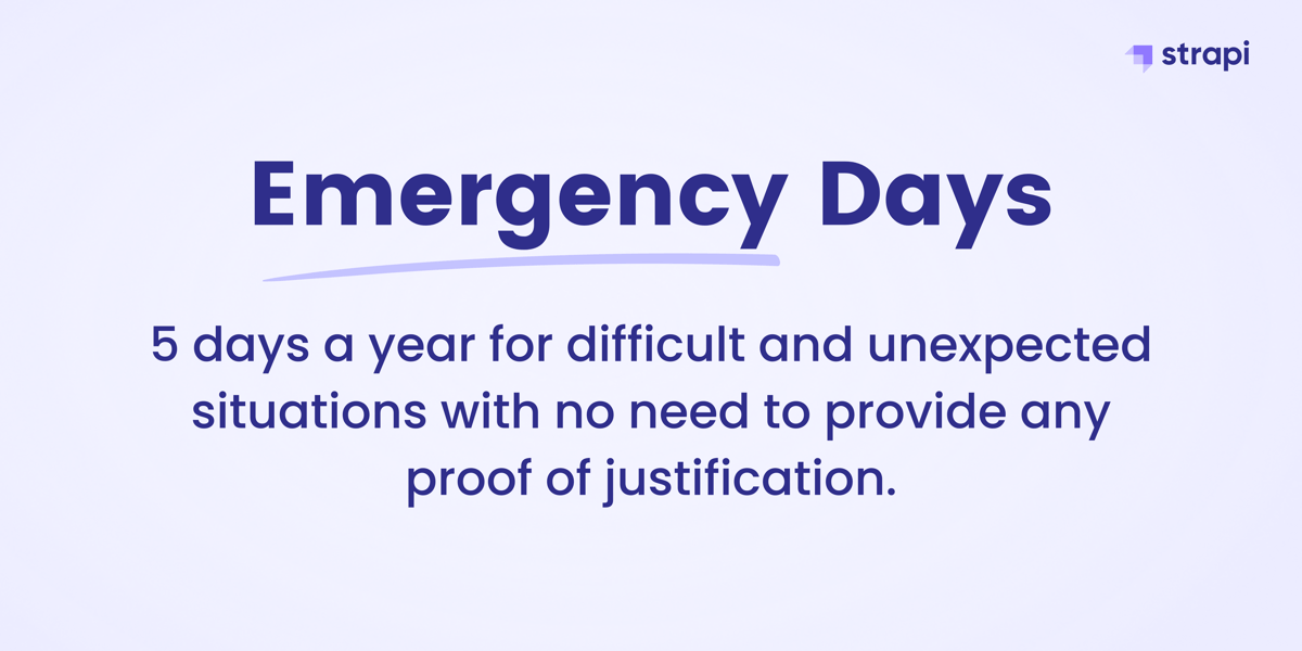 emergency days